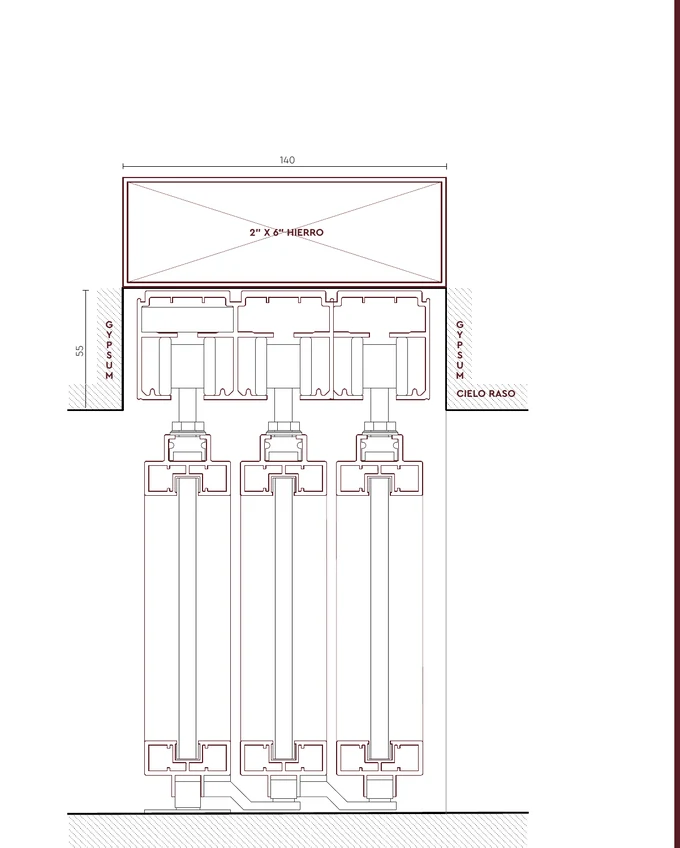 Sección técnica pglass-3c