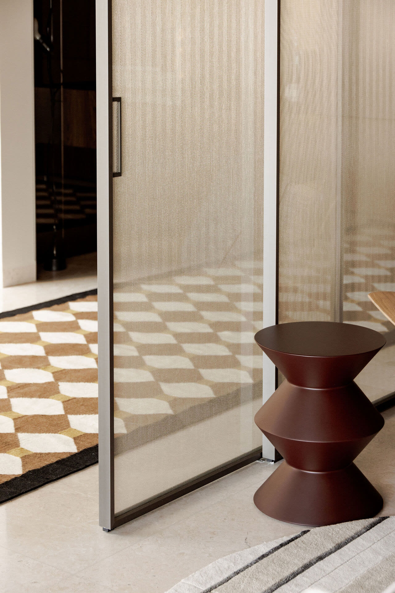 Proyecto Aqua — puerta corrediza de vidrio Pernia Glass